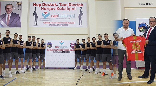 Jeopark Kula Belediyespor'un sağlık ana sponsoru Salihli Özel Can Hastanesi oldu