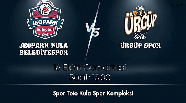 Jeopark Kula, ilk iç saha maçında Ürgüp Spor'u konuk edecek
