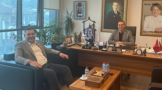 Kulalı iş insanı Aydın Kaya, İYİ Parti Genel Başkan Yardımcısı Rıdvan Uz'u ziyaret etti