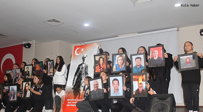 Kula'da 24 Kasım Öğretmenler Günü kutlandı