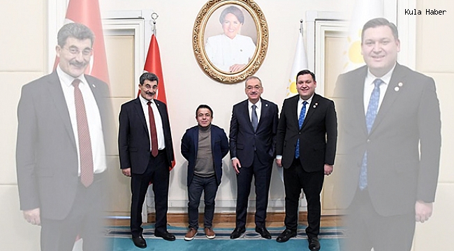 Başkan Kaya İYİ Parti Meclis Grup Başkanı Tatlıoğlu’nu ziyaret etti