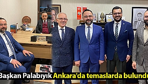 Başkan Palabıyık Ankara'da temaslarda bulundu