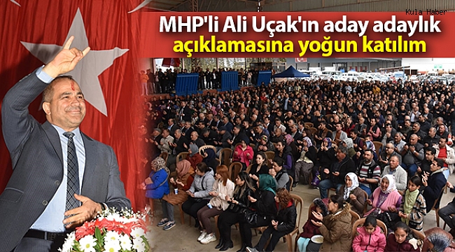 MHP'li Ali Uçak'ın aday adaylık açıklamasına yoğun katılım