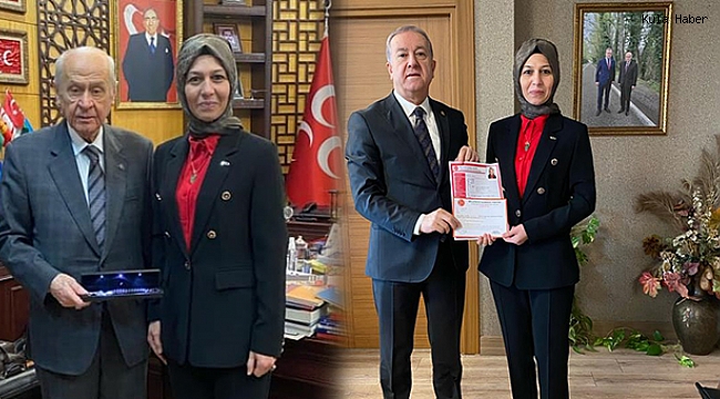 Ayşe Çınar MHP’ye aday adaylığı başvurusunu yaptı