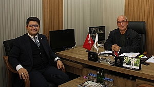 Kaymakam Özdemir’den Ali Yiğen’e ziyaret 