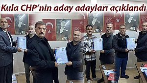 Kula CHP’nin aday adayları açıklandı