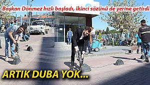 Başkan Dönmez hızlı başladı, ikinci sözünü de yerine getirdi