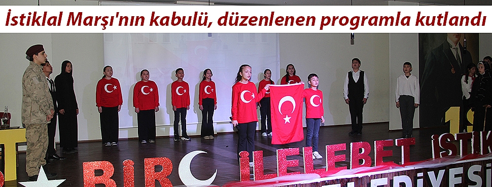 Kula'da İstiklal Marşı'nın kabulü, düzenlenen programla kutlandı