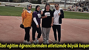 Özel eğitim öğrencilerinden atletizmde büyük başarı