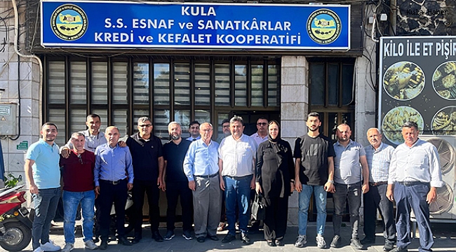 AK Parti Kula İlçe Başkanı Nejat Gülmez’den Oda Ziyaretleri