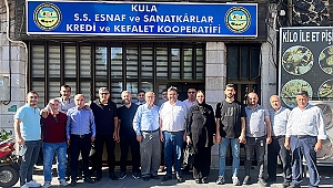 AK Parti Kula İlçe Başkanı Nejat Gülmez’den Oda Ziyaretleri