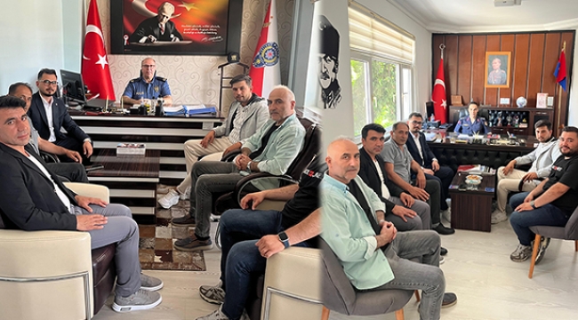 Anahtar Parti Kula İlçe Teşkilatından emniyet ve jandarma'ya ziyaret