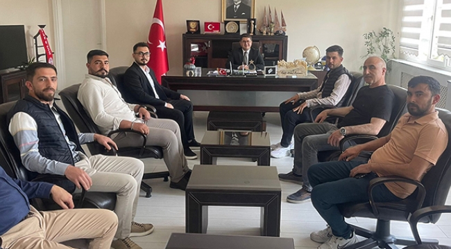 Anahtar Partisi İlçe Teşkilatından Kaymakam Özdemir’e ziyaret