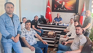 CHP Kula ilçe teşkilatından Emniyet Müdürü Aktay’a ziyaret
