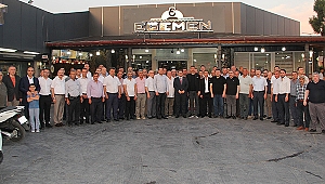 Kaymakam Özdemir’e veda yemeği