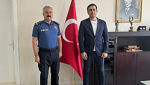 İl Emniyet Müdürü Aktaş’tan Kaymakam Altuntaş’a ziyaret