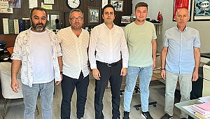 Kaymakam Talha Altuntaş'tan gazetemize iade-i ziyaret