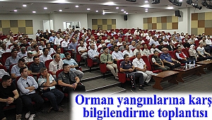 Kula'da orman yangınlarına karşı bilgilendirme toplantısı düzenlendi