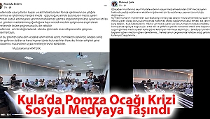 Kula’da pomza ocağı krizi sosyal medyaya taşındı