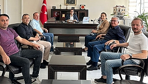CHP İlçe Başkan Adayı Çınar, Kaymakam Altuntaş’ı ziyaret etti