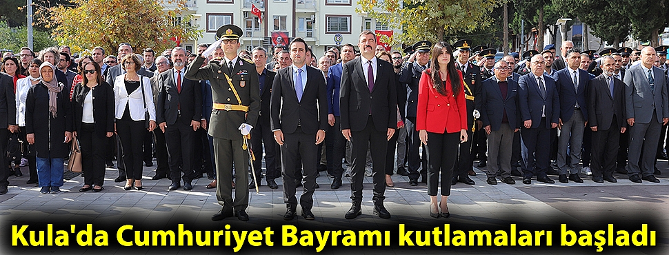 Kula'da Cumhuriyet Bayramı kutlamaları başladı
