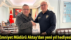Emniyet Müdürü Aktay’dan yeni yıl hediyesi