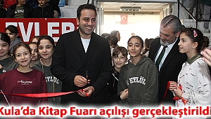 Kula’da Kitap Fuarı açılışı gerçekleştirildi