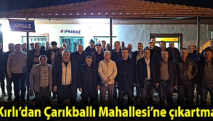 Kırlı’dan Çarıkballı Mahallesi’ne çıkartma