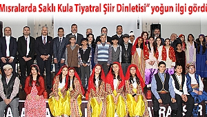 “Mısralarda Saklı Kula Tiyatral Şiir Dinletisi” yoğun ilgi gördü