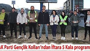 AK Parti Gençlik Kolları’ndan İftara 5 Kala programı