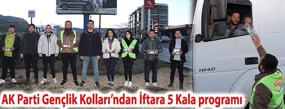 AK Parti Gençlik Kolları’ndan İftara 5 Kala programı