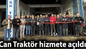 Can Traktör hizmete açıldı