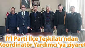 İYİ Parti İlçe Teşkilatı’ndan Koordinatör Yardımcı’ya ziyaret