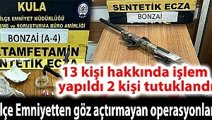 İlçe Emniyetten göz açtırmayan operasyonlar