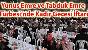 Yunus Emre ve Tabduk Emre Türbesi’nde Kadir Gecesi İftarı